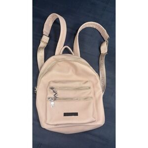 Andrew Marc Marc New York Mini Faux Leather Backpack Pink Adjustable StrapPurse